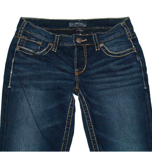 Silver Jeans - AIKO BOOTCUT Low-Rise Denim Jeans - SMD414 - (31X31) - Picture 2 of 15